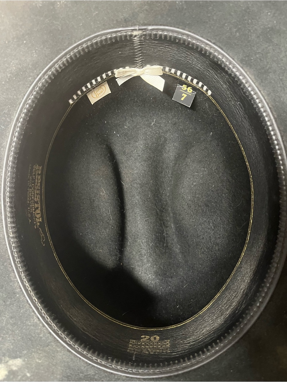 Stetson Black Wool Felt Men's Dress Hat